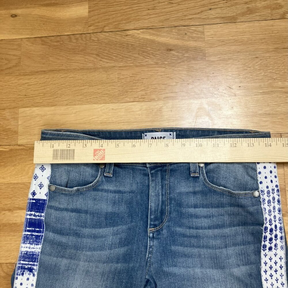 Paige Moroccan Indigo Tuxedo Verdugo Ultra Skinny Mid-Rise Jeans Size 27 - Picture 7 of 10